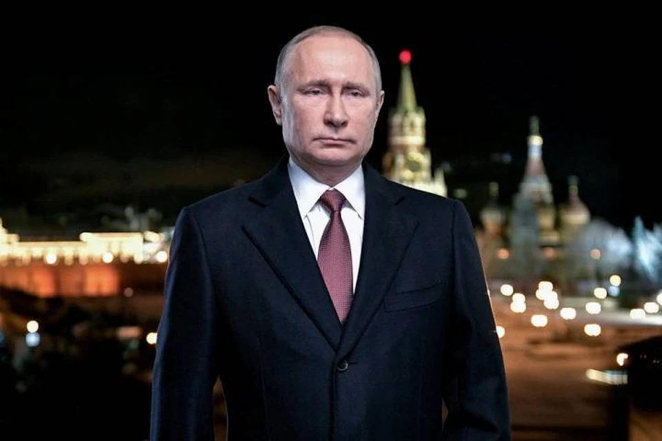 Президент России Владимир Путин поздравил россиян с Новым годом. Фото: пресс-служба Кремля
