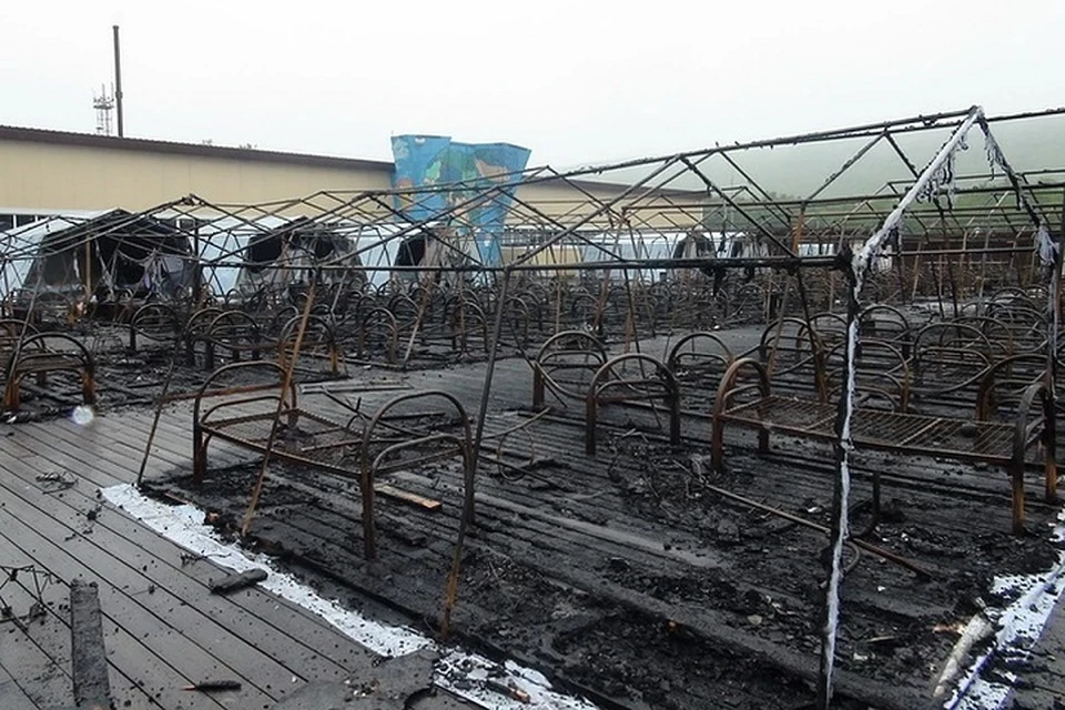 До сих пор нет однозначных выводов о причинах страшного пожара. ФОТО: ГУ МЧС по Хабаровскому краю