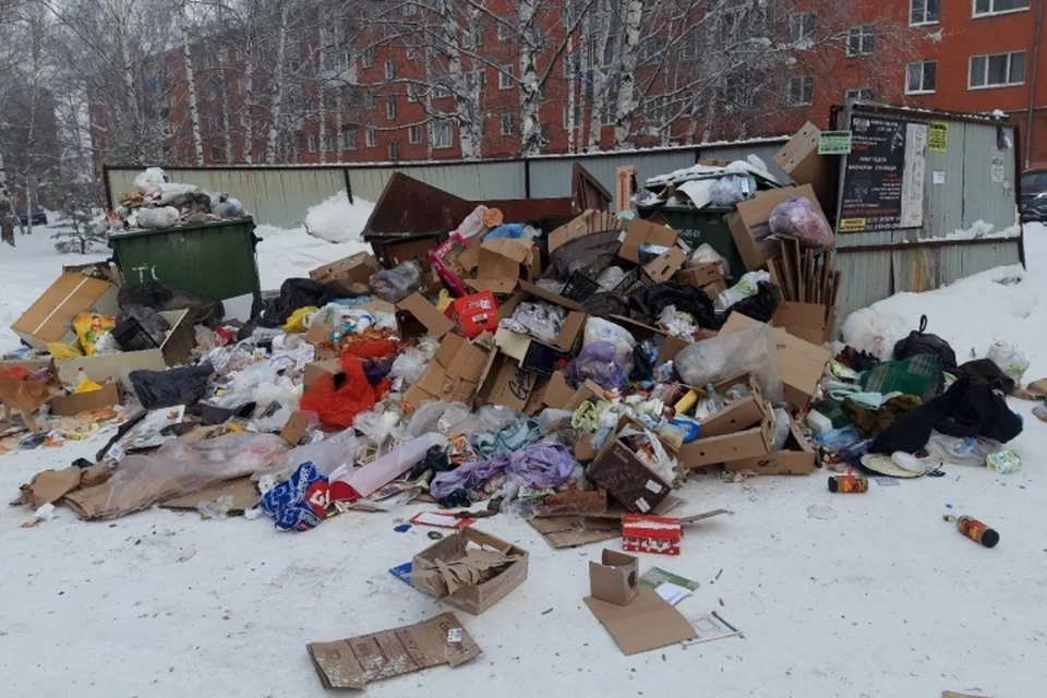 Еще в одном кузбасском городе начались «мусорные войны». ФОТО: vk.com, "Подслушано Осинники и Калтан", Алина Тельтевская