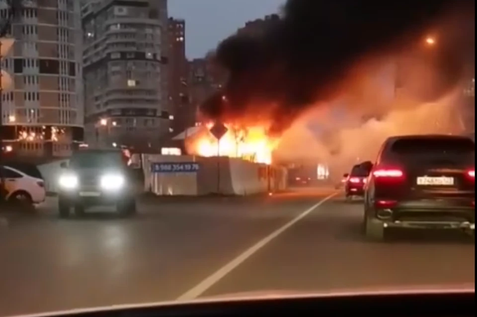 Точные причины пожара выясняют эксперты. Фото: кадр из видео.