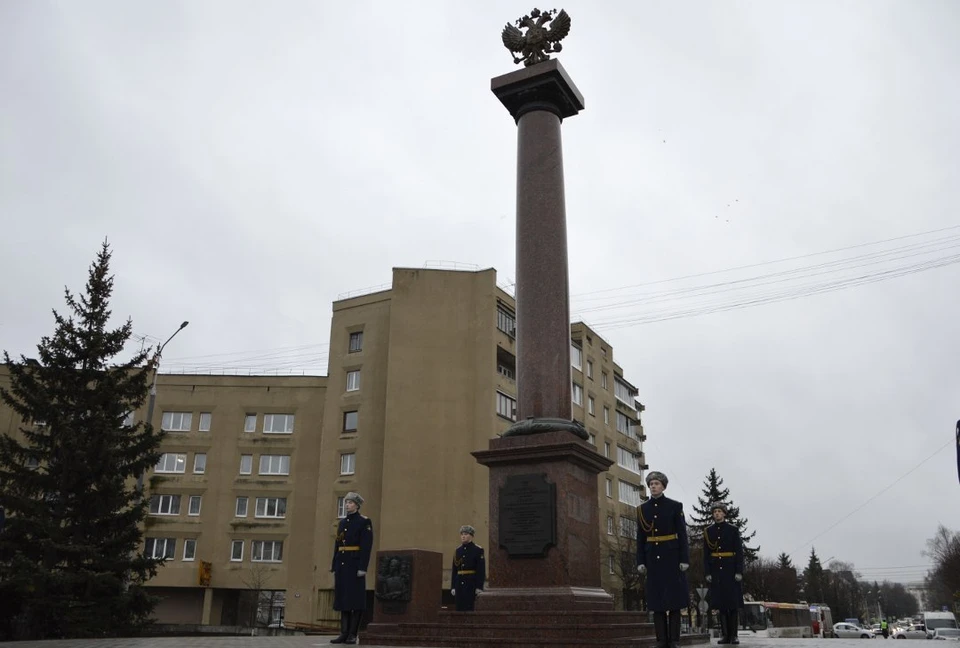 В Твери в прошлом году одним из объектов благоустройства стала площадка перед стелой «Город воинской славы» Фото: администрация Твери