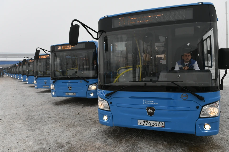 В понедельник на тверских маршрутах начнут курсировать 115 новых автобусов. Фото: ПТО