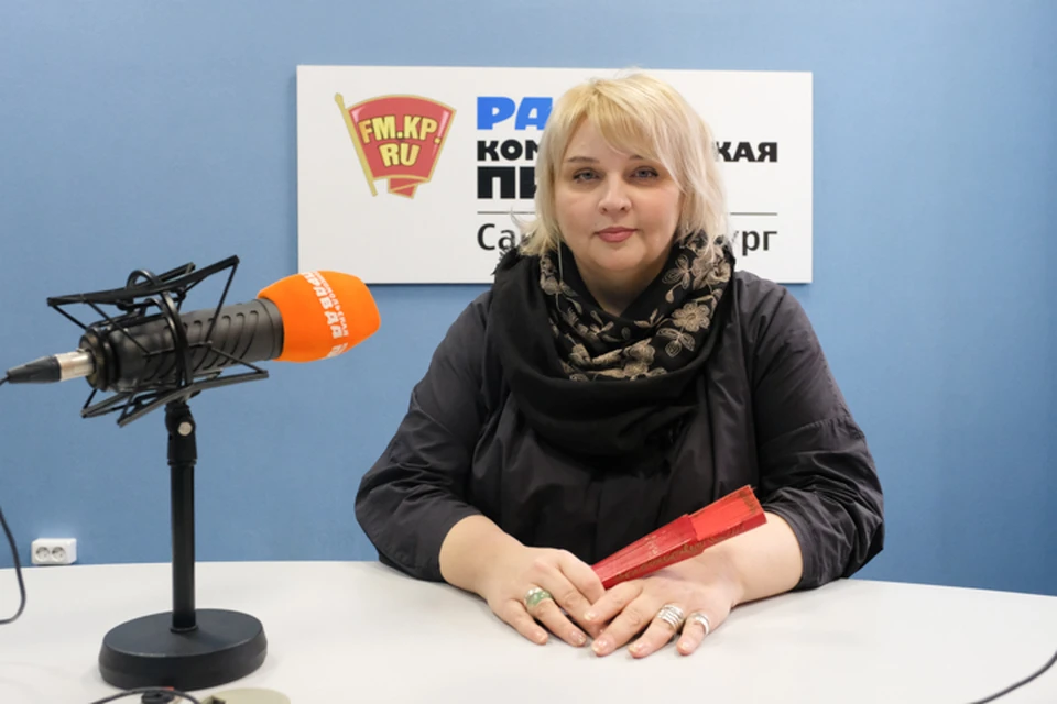 Анна Север в студии радио «Комсомольская Правда в Петербурге», 92.0 FM