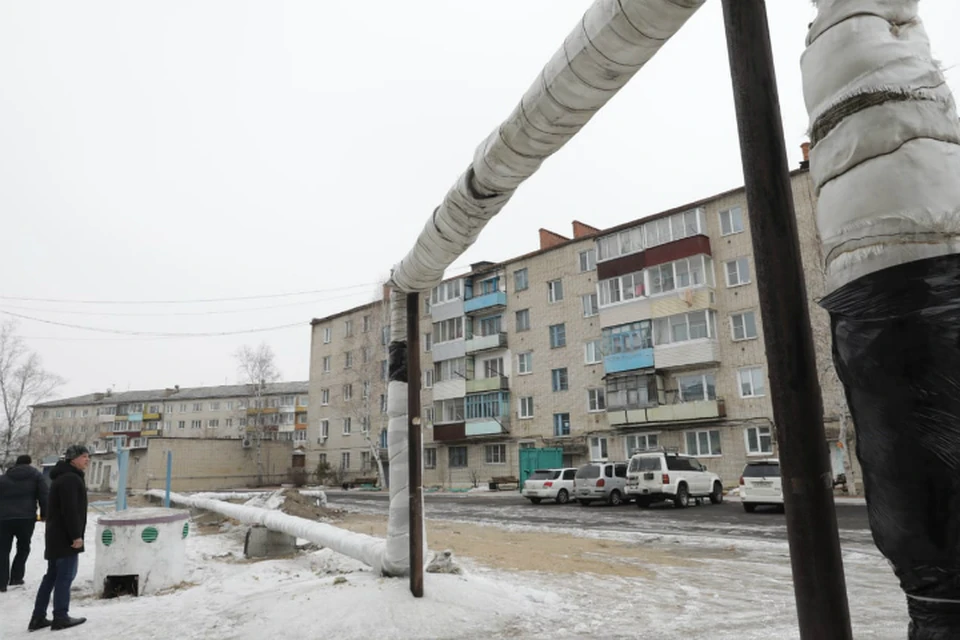 В Еврейской автономии срочно «одевают» оголенные теплотрассы