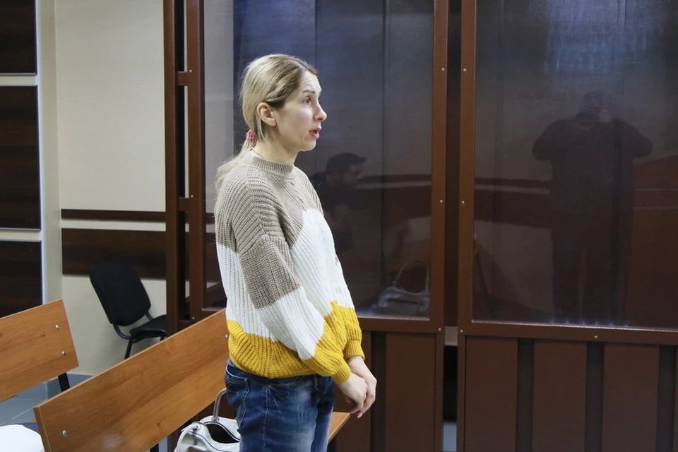 Лариса Ягофарова в суде.