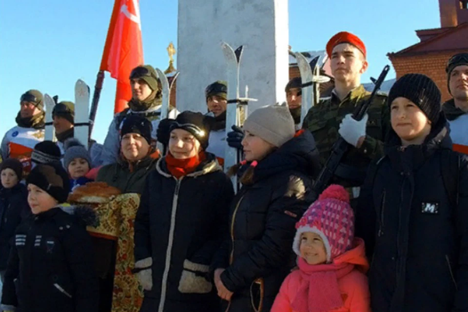 В Забайкалье участников 100-дневного похода «Хабаровск-Москва» встретил 94-летний ветеран