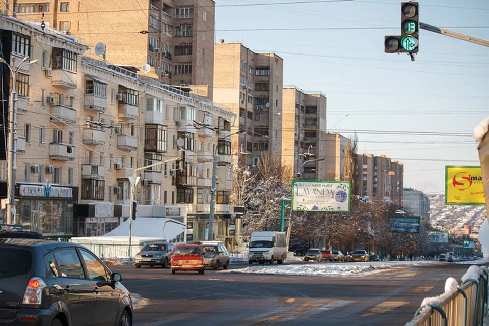 Конец зимы в Луганске. Фото: https://vk.com/lugansk_city