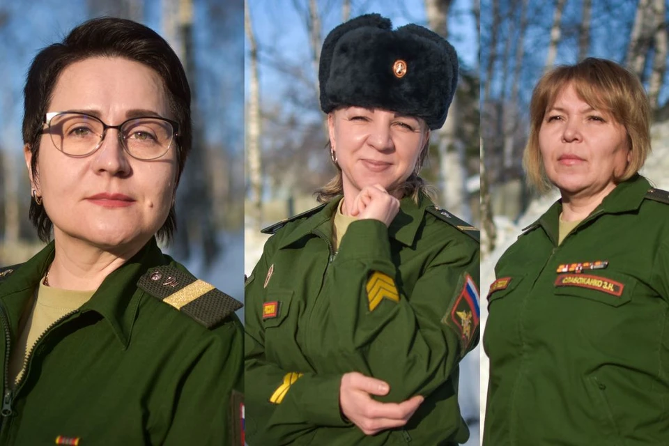 Сибирячки в военной форме рассказали о своей жизни.
