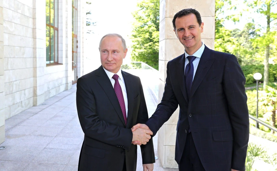 Владимир Путин позвонил Башару Асаду и проинформировал о договорённостях, которых удалось достичь во время переговоров 5 марта в Москве с Эрдоганом
