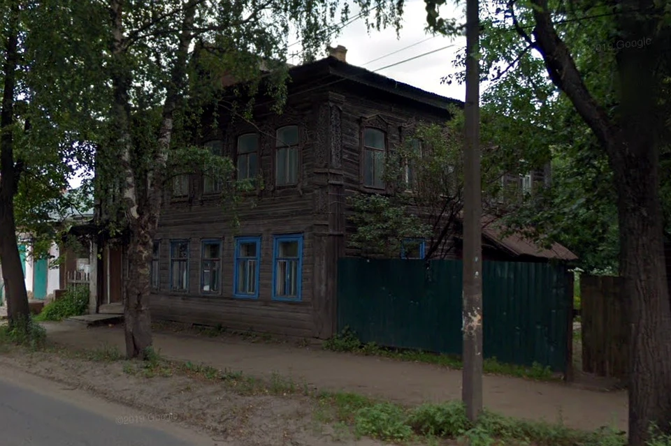 В этом двухэтажном доме Туполев жил с сестрой. Фото: www.google.ru/maps