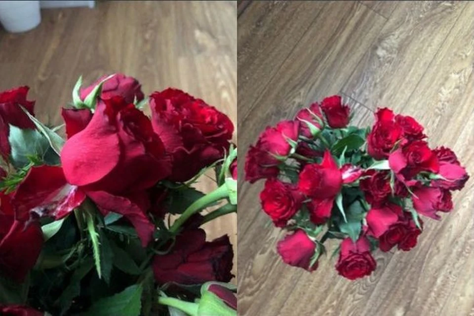 Цветы, купленные в флористическом магазине, завяли буквально через пару дней. Фото: Алексей Черенков