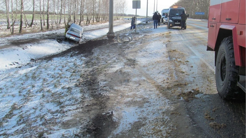 Водитель не справился с управлением