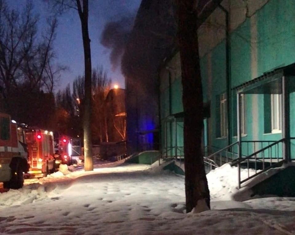 В Самаре горел кабинет в СамГУПС