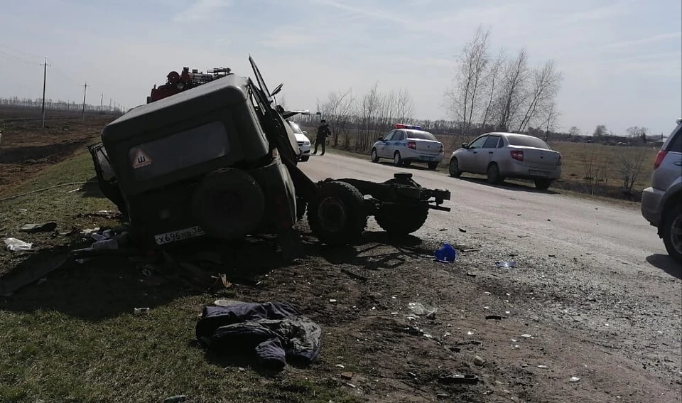 Фото с места аварии.
