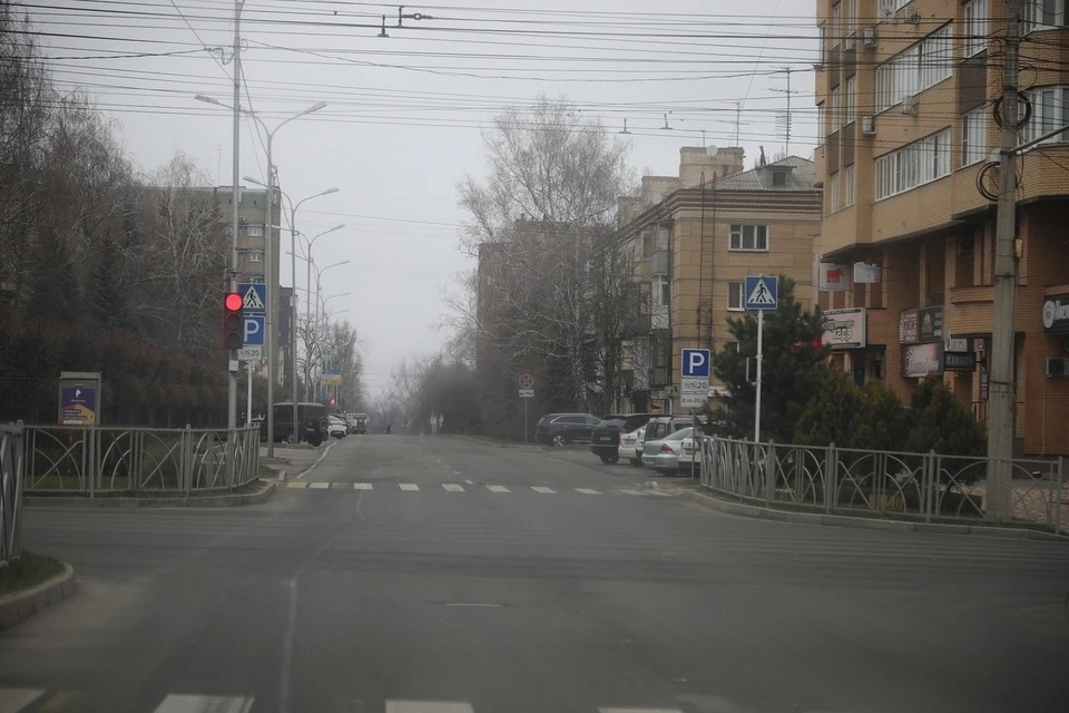 За день до всеобщей самоизоляции улицы Ставрополя были пусты