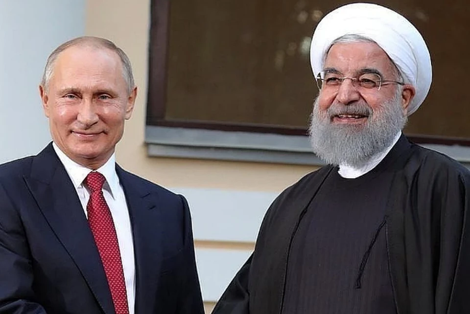 Президенты Ирана и России, Хасан Роухани и Владимир Путин