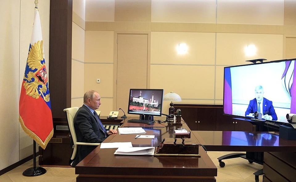 Встреча проходила в режиме видеоконференции