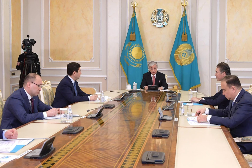 Президент Республики Казахстан на заседании Государственной комиссии по чрезвычайному положению. Фото: akorda.kz