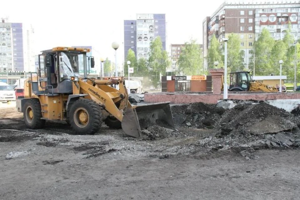В кемеровском Шалготарьяне появится сквер с плоскостным фонтаном. Фото: Илья Середюк/ Instagram