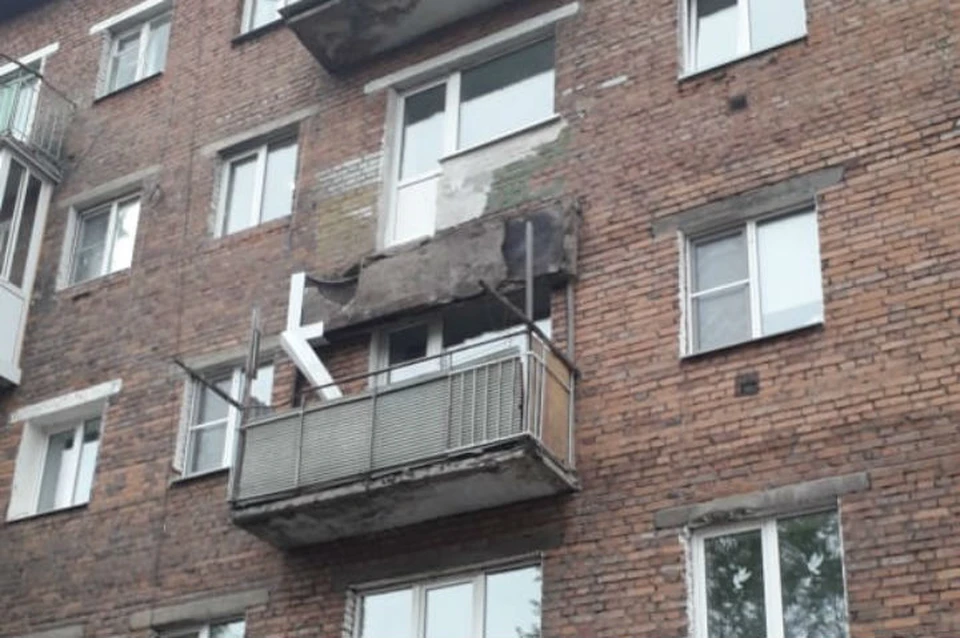 По чьей вине обрушился балкон, выясняется. Фото: сайт администрации Тулуна.