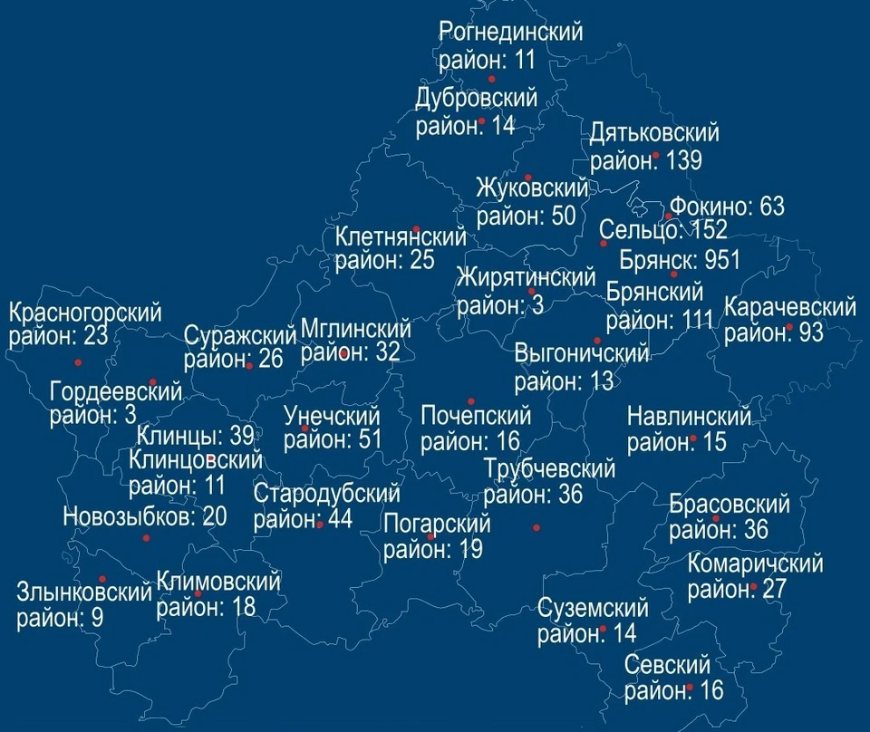 Карта распространения коронавируса в нижегородской области