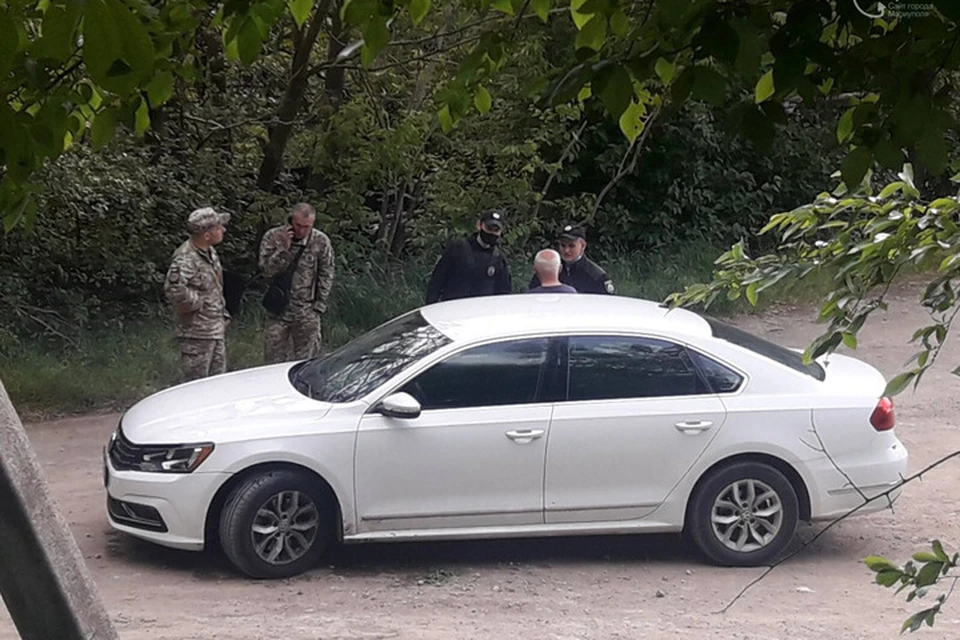 Разборка с военными вылилась в повреждение бампера. Фото: 0629.com.ua