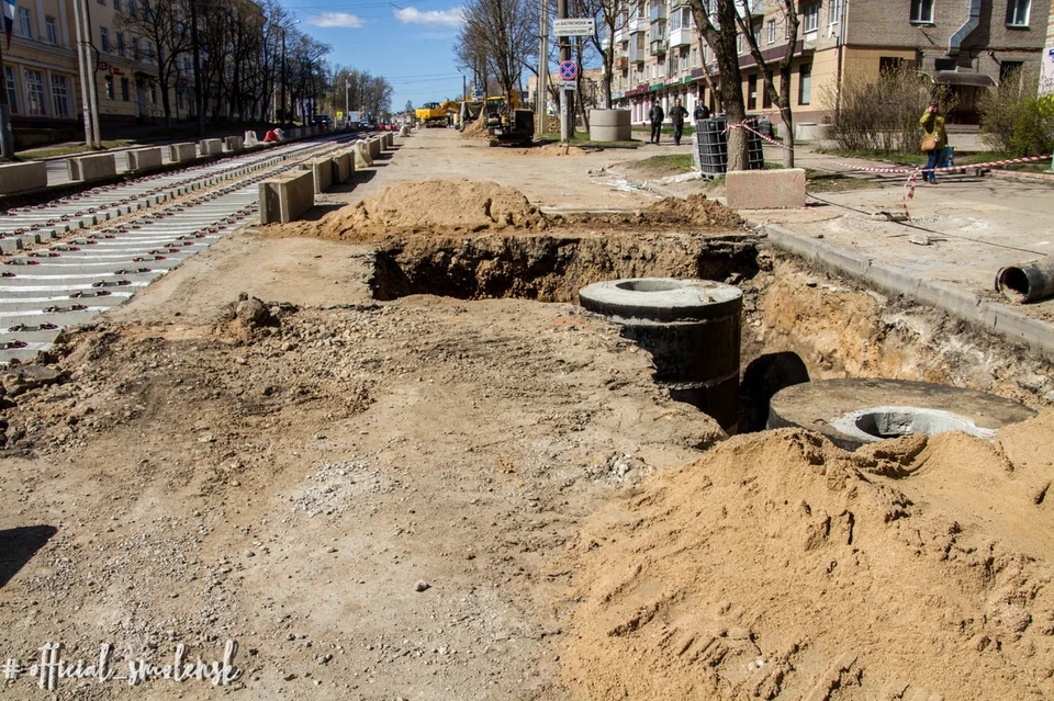 В Смоленске продлили ограничение движения на улице Николаева. Фото: из архива администрации Смоленска.