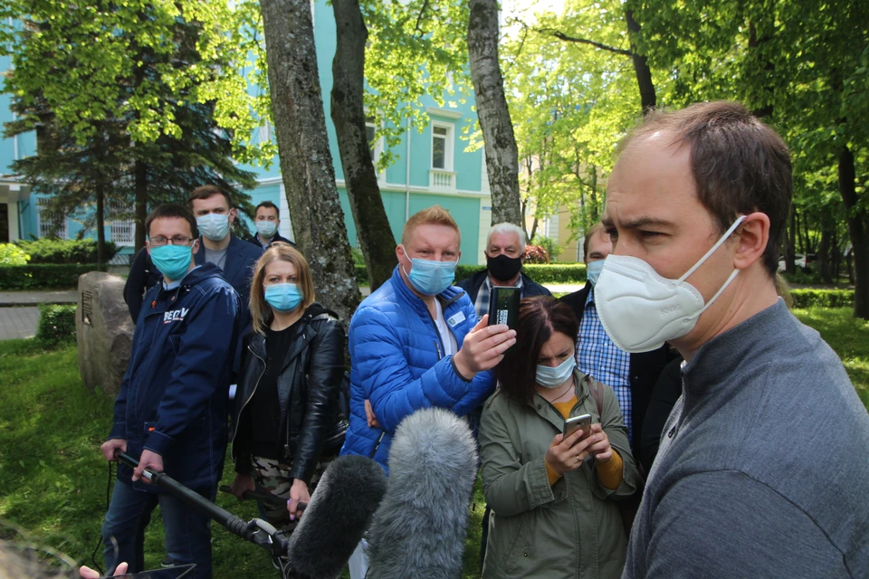 Александр Кравченко на встрече с журналистами