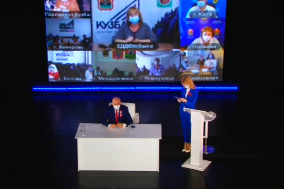 Сергей Цивилев рассказал, куда пойдут 9 миллиардов рублей государственной поддержки. Фото: кадр видео "Кузбасс 1"