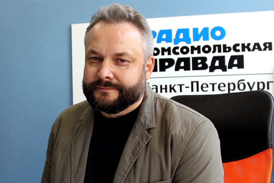 Дмитрий Данилов в студии радио «Комсомольская Правда в Петербурге», 92.0 FM