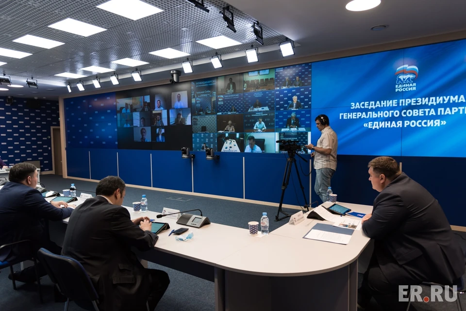 Губернатор Югры Наталья Комарова представила доклад на заседании Президиума генерального совета партии «ЕДИНАЯ РОССИЯ». Фото: er.ru