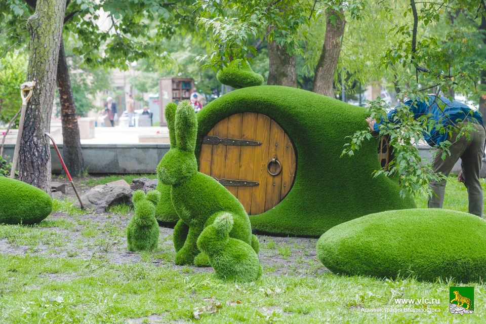 Запоминающийся парк с уникальными скульптурами для детей