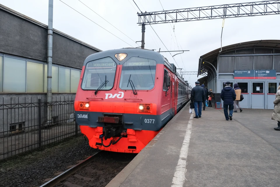 Электрички в Петербурге встали из-за обрыва проводов