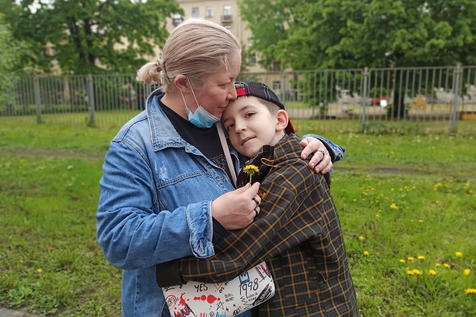 Элеонора бежала от войны вместе с сыном из Донецка Фото: «Детские деревни – SOS»