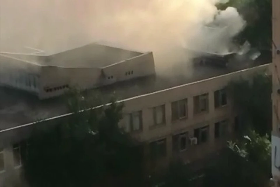 В Астрахани ликвидировали пожар в детском тубдиспансере