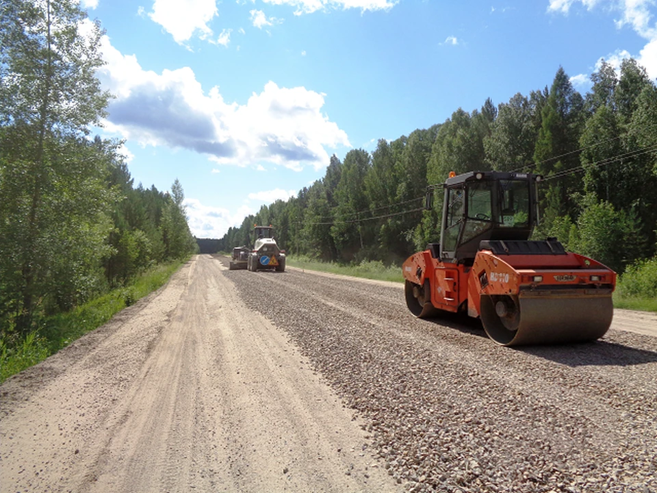 В Томской области продолжается ремонт автодорог в рамках нацпроекта.