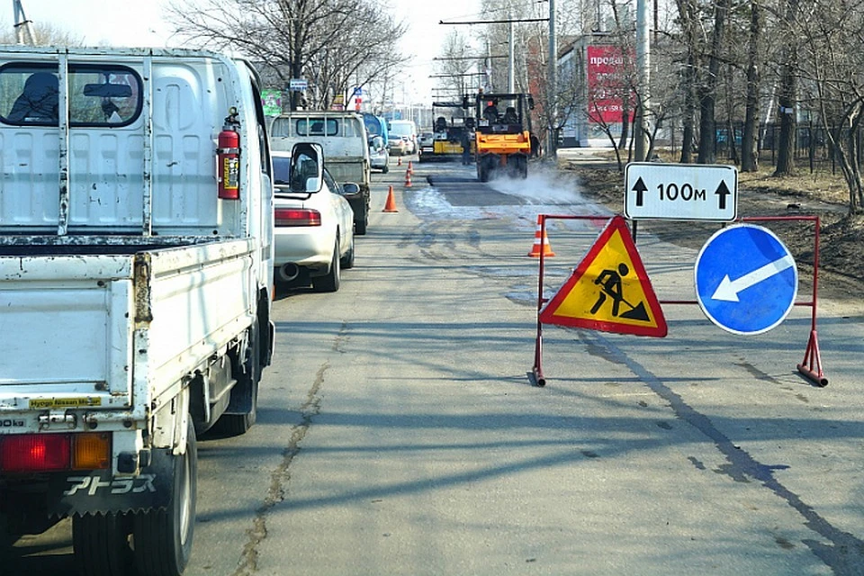 В связи с ремонтными работами завтра перекроют перекресток улицы Льва Толстого и Ким Ю Чена