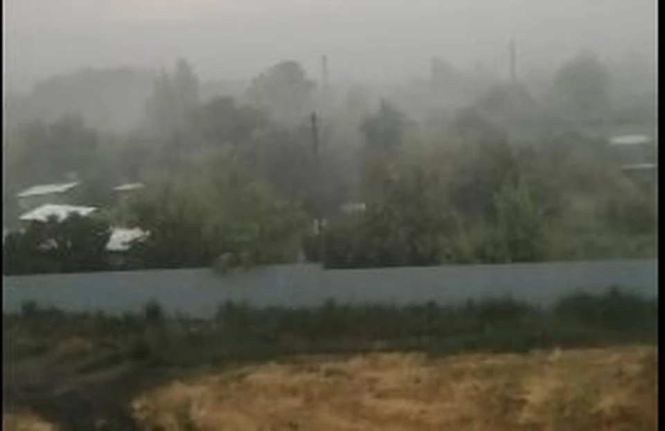 На Самару обрушился ливень