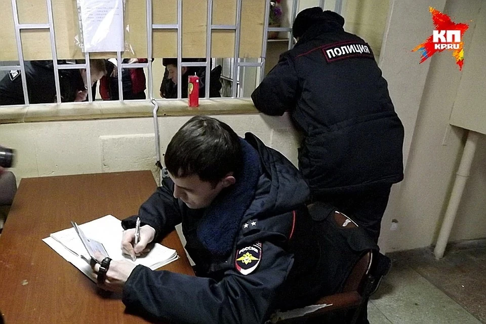 Все деяния преступников записаны в протокол.