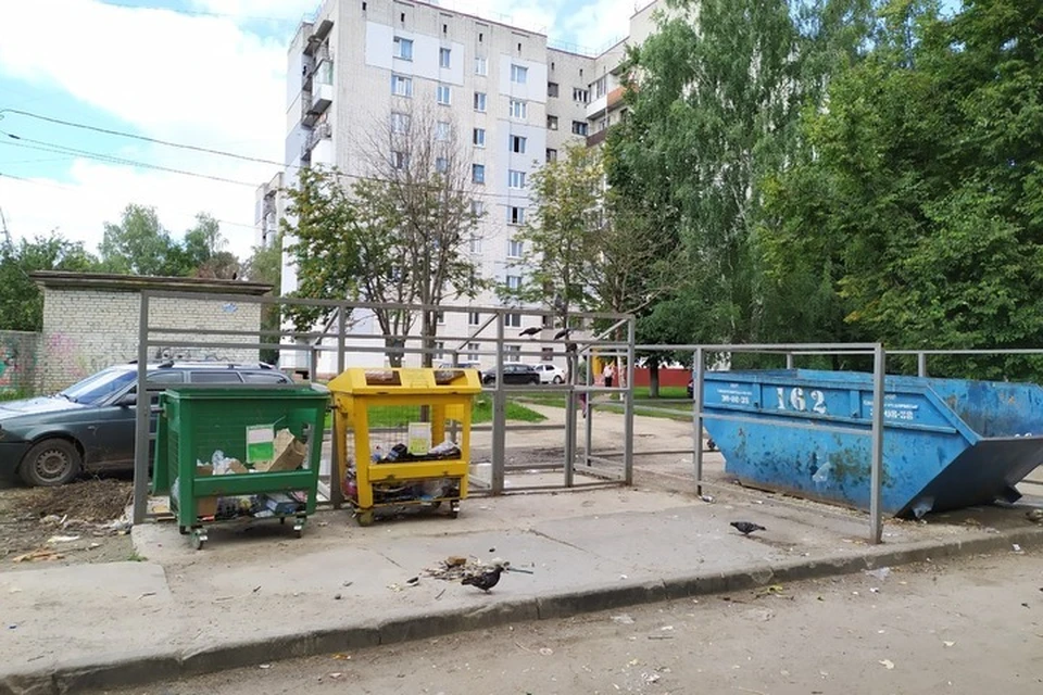 В Брянске на улице Крахмалева убрали свалку мусора.