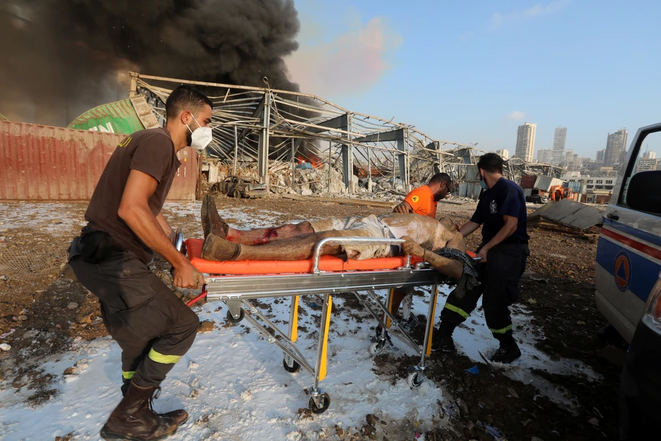 В больницах нет мест: число раненых при взрыве в Бейруте перевалило за тысячу