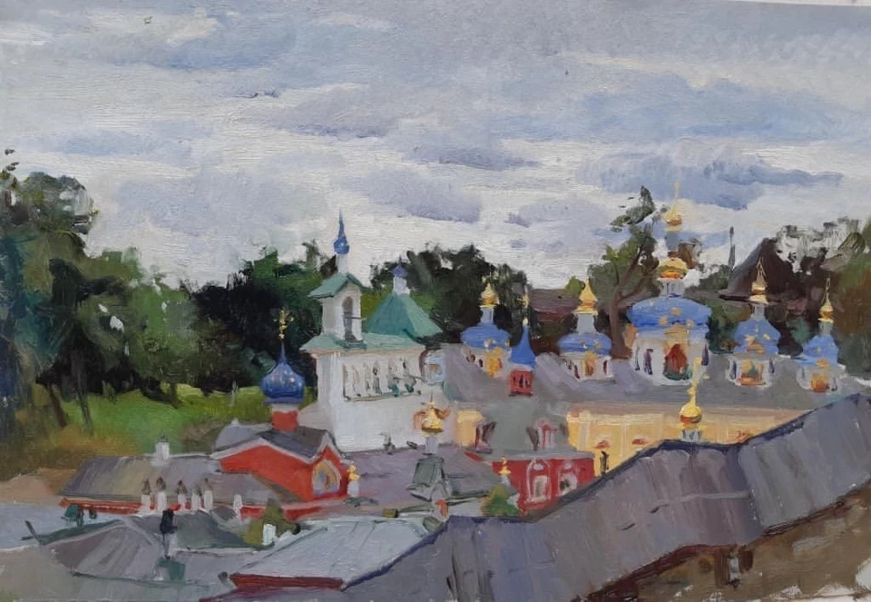 Фото: группа Псково-Печерского монастыря.