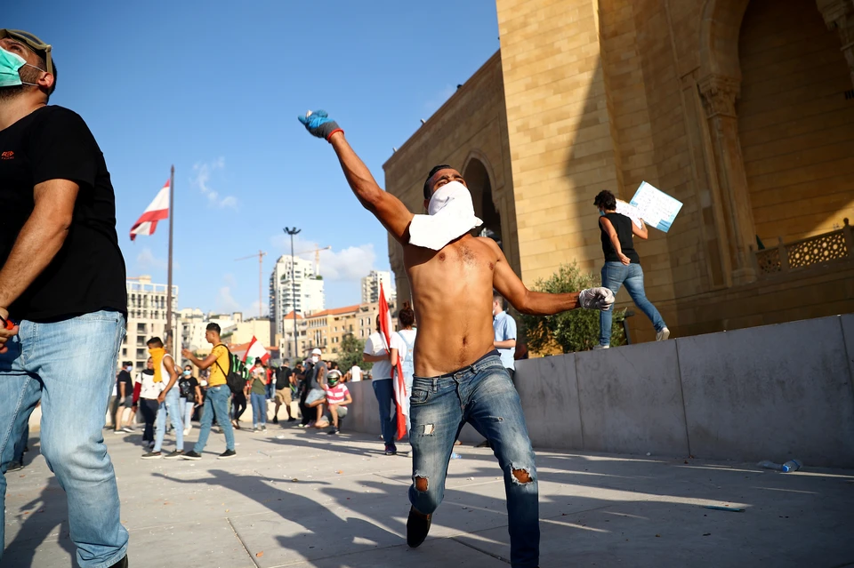 В Бейруте начались антиправительственные протесты