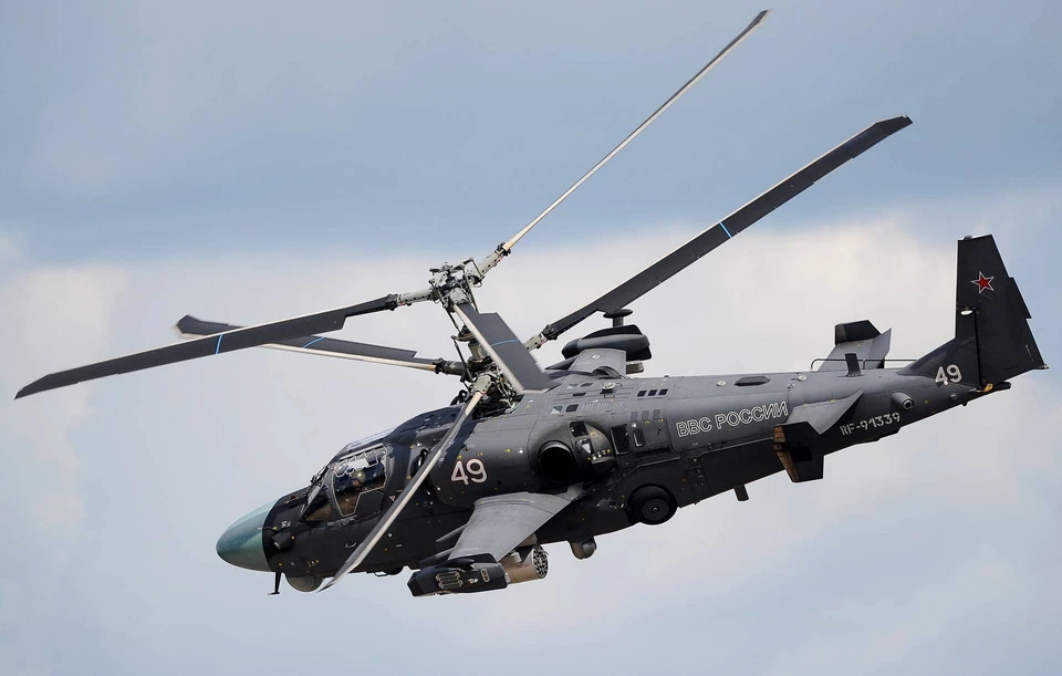 Военный вертолет Ка-52М «Аллигатор» совершил первый полет