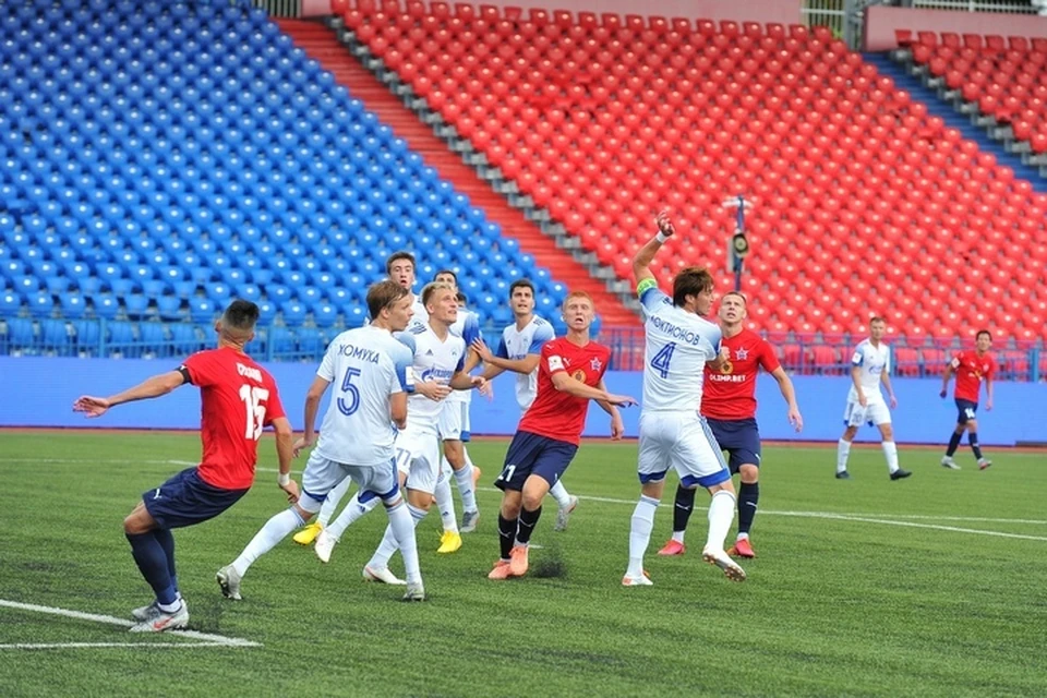 Домой с победой: «СКА-Хабаровск» выиграл у «Волгаря» со счетом 1:0