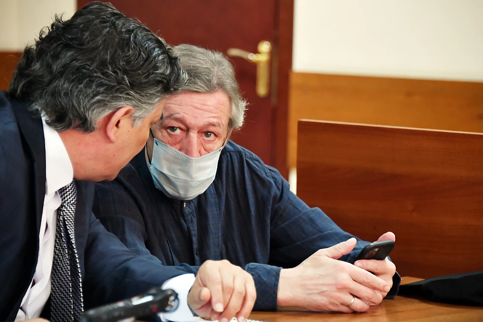 Эльман Пашаев и Михаил Ефремов в Пресненском суде
