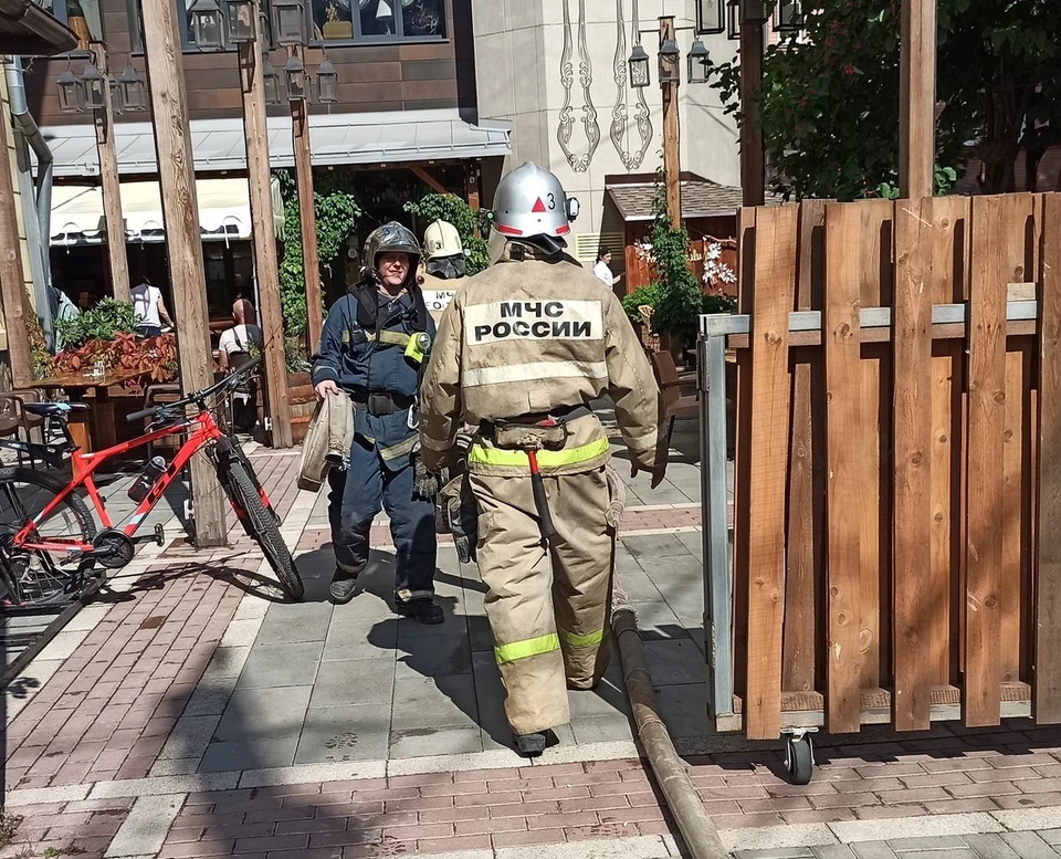 Пожар произошёл утром.