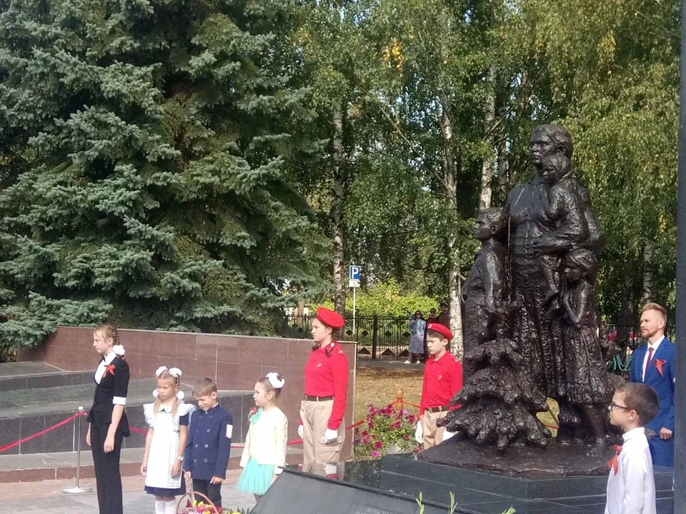 Памятник легендарной Матрене Вольской открыли в Городце. Фото: Оксаны Беловой