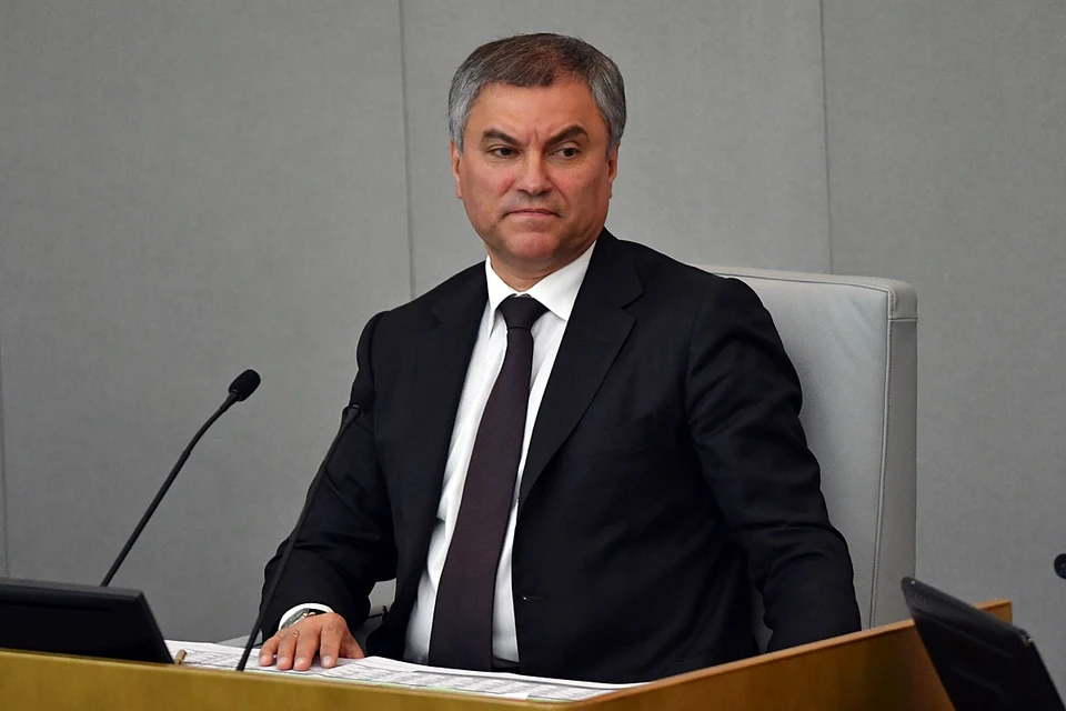 Володин напомнил, что между немецкими и российскими депутатами сложились рабочие отношения