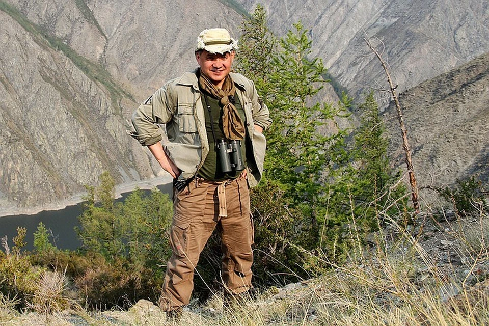 Президент Русского географического общества, министр обороны России Сергей Шойгу.